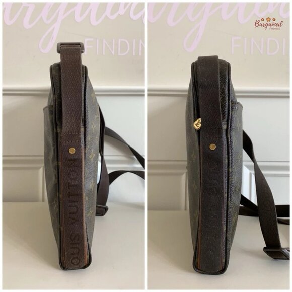 Authentic Louis Vuitton Brown Monogram Coated Canvas Trotteur Beaubourg PM Bag - Picture 6 of 12